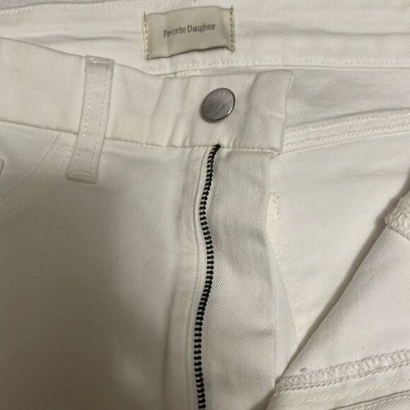 Favorite Daughter The Sara High Rise Skinny Jean in White Size 28 NWT - Picture 4 of 12
